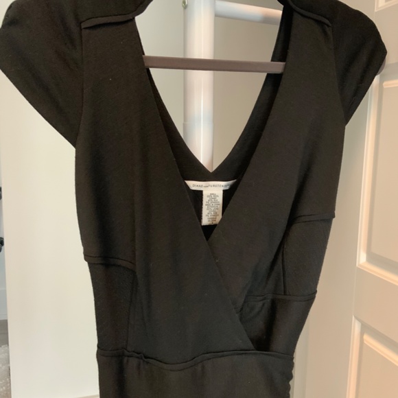 Vintage DIANE VON FURSTENBERG Silk and Wood Wrap Dress - Picture 11 of 11